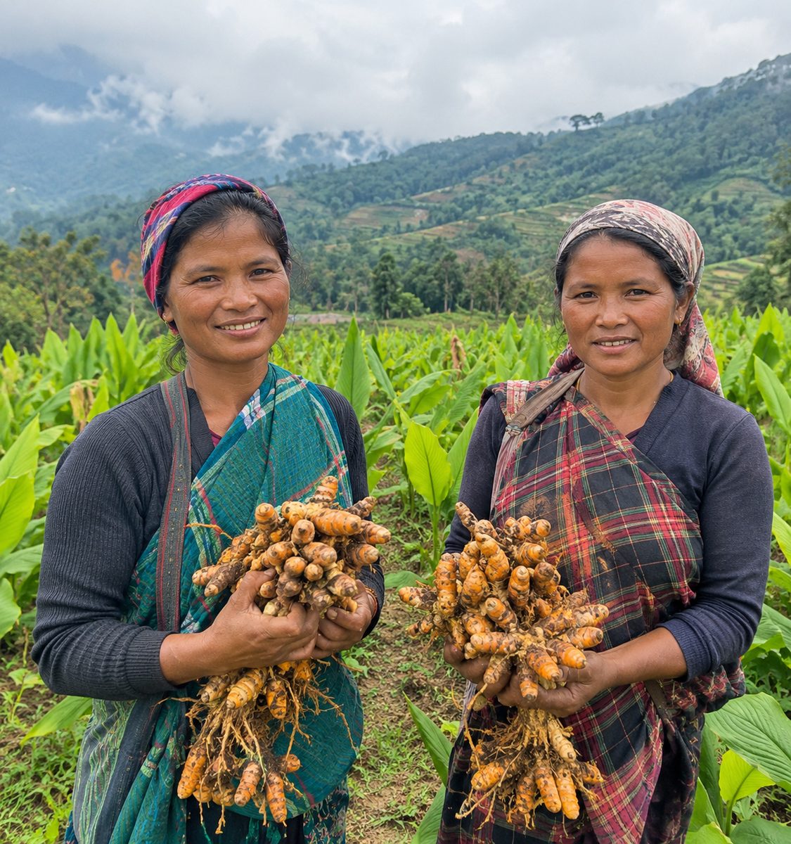 Tribal women farmers from North-East India